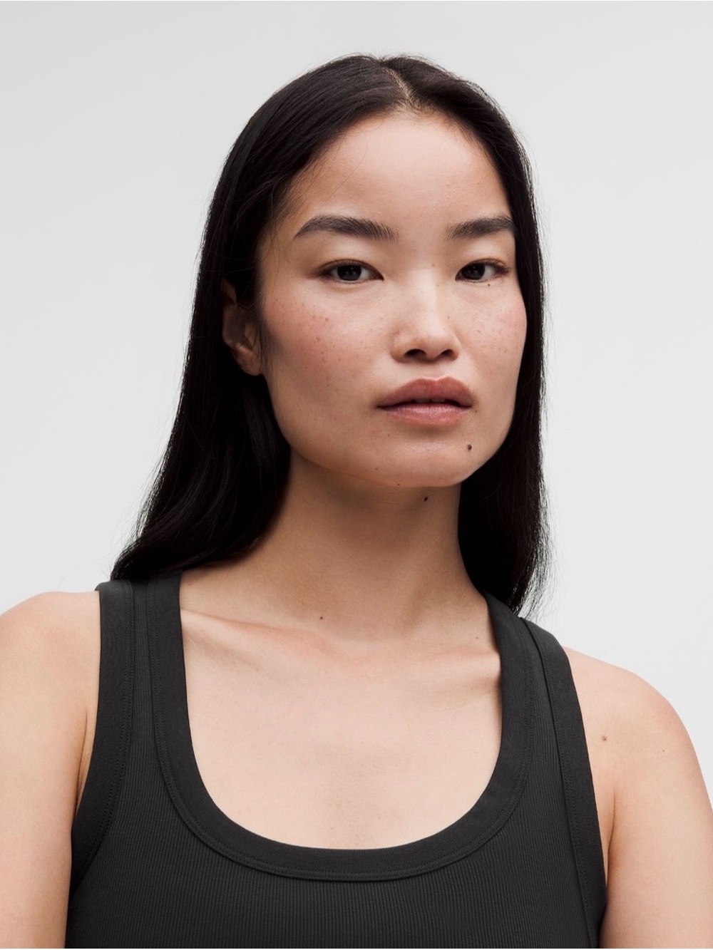 Little Scoop-Neck Tank Top Ribbed - Picture 4 of 4
